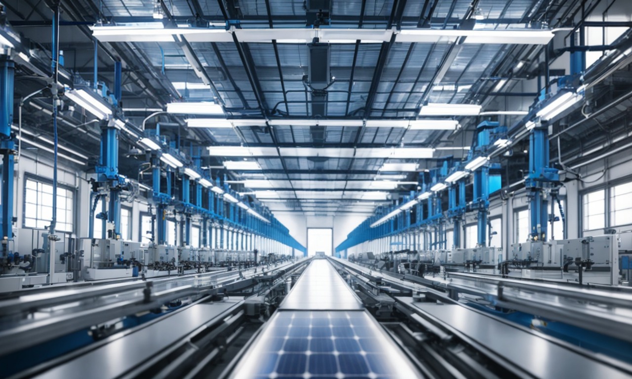Fertigungslinie für Solarmodule